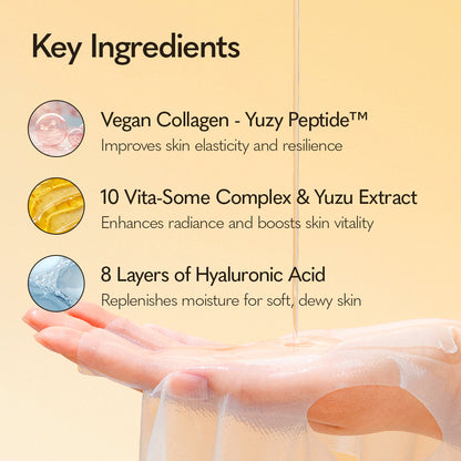 YUZY Deep Glow Skin Positive Mask 33g x 5 Sheets