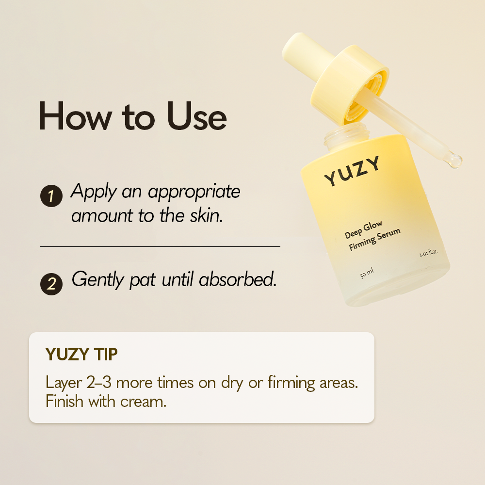 YUZY Deep Glow Firming Serum 30ml | 1.01 fl.oz