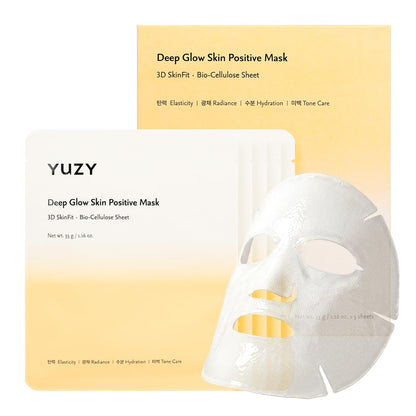 YUZY Deep Glow Skin Positive Mask 33g x 5 Sheets