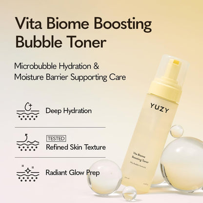 YUZY Vita Biome Bubble Toner 200ml | 6.76 fl oz